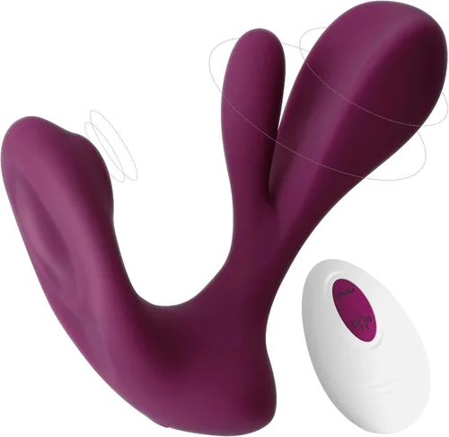 Vista 10 de Vibrador de Tracy's Dog para mujeres - Juguetes sexuales portátiles con molienda del clítoris y rotación del punto G para estimulación dual, 10