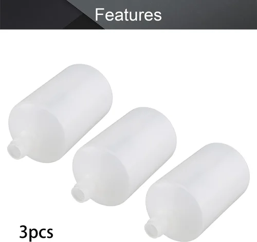 Vista 4 de Othmro Botellas cuentagotas de plástico de ojo de laboratorio de polietileno de 3.3 onzas, 3 piezas, 3.4 fl oz de gotero líquido exprimible