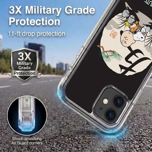 Vista 339 de Carcasa de gel para iPhone 7 Plus/iPhone 8 Plus, diseño de Snoopy Oriental de Peanuts, Badges