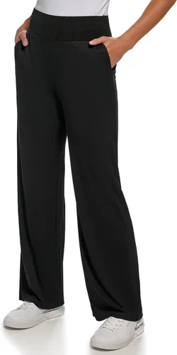 Vista 3 de Calvin Klein Pantalón esencial de cintura elástica suelta para mujer