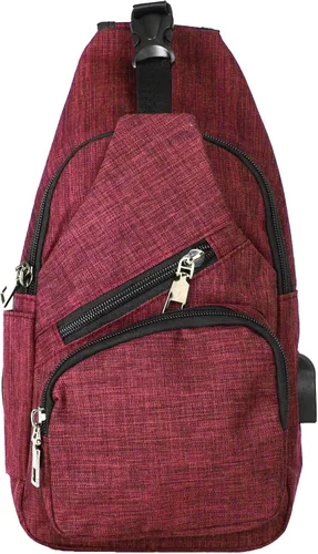 Vista 53 de Nupouch Mochila cruzada antirrobo, carga USB, mochila ligera para viajes, senderismo, todos los días