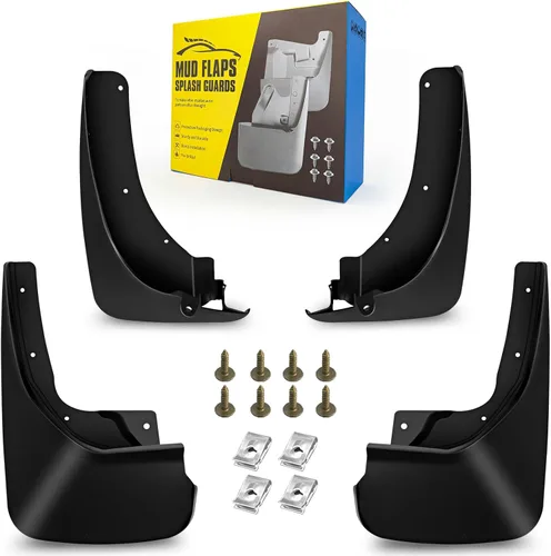 Vista 31 de Aleta de lodo Compatible con 2009-2010 Do-dge Ram 1500/2500/3500, 11-18 Ram 1500/2500/3500, Compatible con ruedas traseras simples, No es compatible