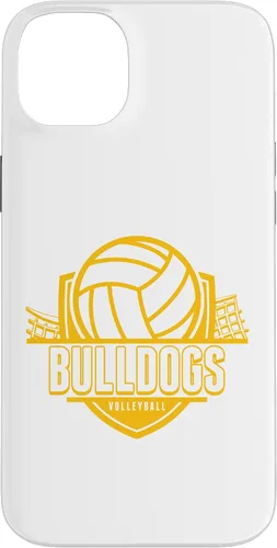 Vista 15 de Bulldogs Volleyball Back to School Spirit GY Case for iPhone 17