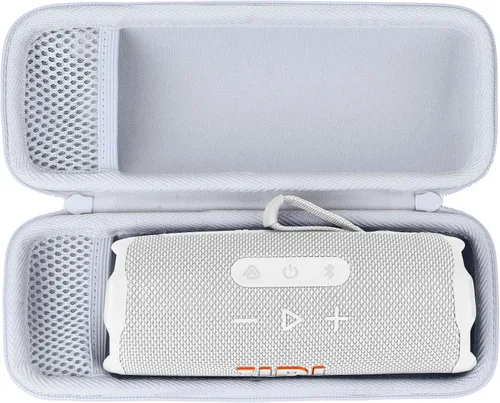 Vista 21 de Lebakort - Carcasa rígida compatible con altavoz Bluetooth JBL Flip 7, 6, 5 Rosa