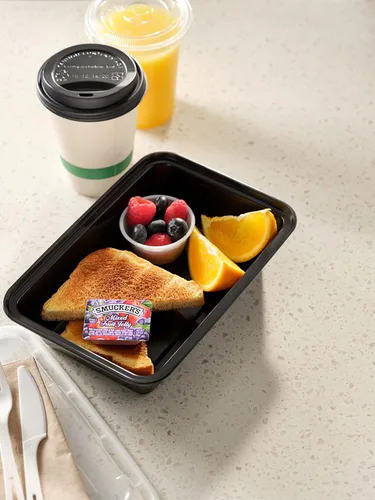 Vista 3 de Smucker's Jalea de frutas mixtas, taza de plástico de control de porciones de 1/2 oz, caja de 200