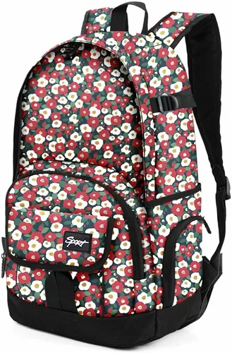 Vista 52 de Mochila escolar estilo Rickyh, mochila de viaje para hombres y mujeres, mochila ligera con compartimento para portátil, Tamaño único