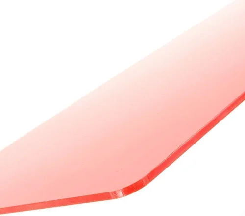 Vista 5 de Base de acrílico Shaper con medio color rojo transparente para bolsos de diseñador (envío expreso)