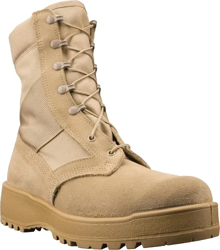 Vista 2 de Botas de combate militares TAN Flight Hot Weather Desert