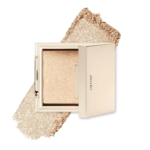 Vista 4 de Jouer Resaltador en polvo - Polvo iluminador para rostro - Maquillaje luminizador - Pigmento para construir - Talco, parabeno, libre de crueldad