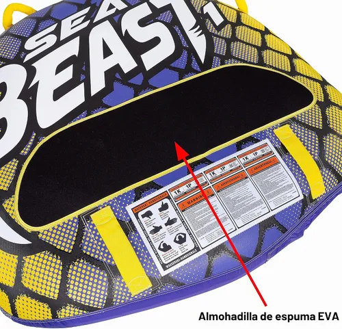 Vista 7 de Seachoice Tubo de cubierta Sea Beast 1-3 Rider