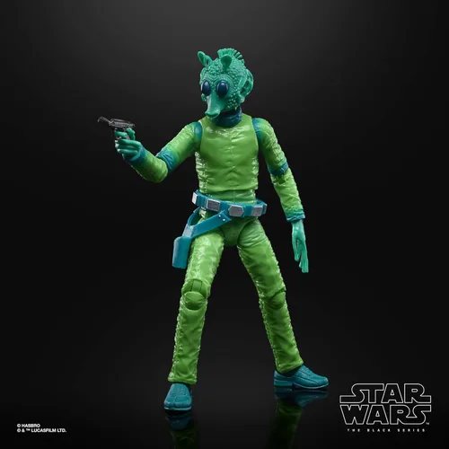 Vista 3 de STAR WARS The Black Series Greedo - Figura coleccionable de la trilogía original del 50 aniversario de Lucasfilm de 6 pulgadas (exclusivo de Amazon)