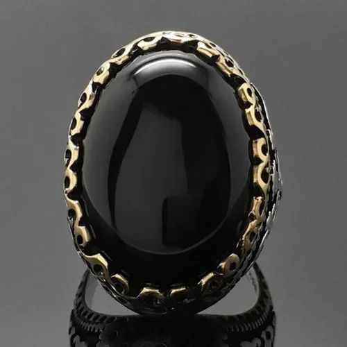 Vista 2 de Lujoso anillo de piedras preciosas de circonita cúbica para mujeres y niñas, anillos de piedra preciosa de cristal de circonita cúbica, retro