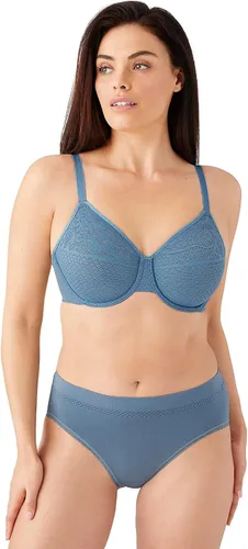 Vista 8 de Wacoal Brasier Reductor de Efectos Visuales Sin Forro con Aros de Cobertura Completa para Mujer, 857210 Negro