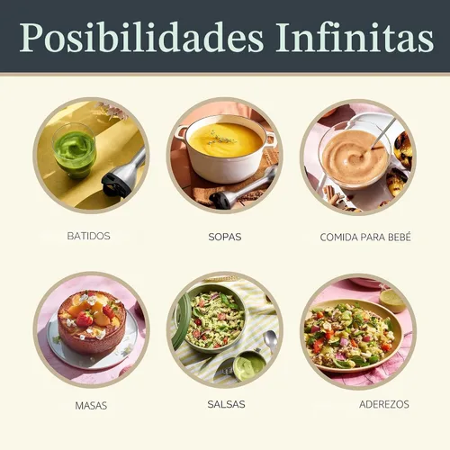 Vista 4 de Vitamix Licuadora de inmersión de 5 velocidades, motor de 625 vatios, acero Negro