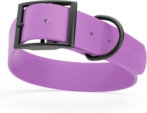 Vista 132 de Dogline Biothane - Collar impermeable para perro con hebilla de liberación rápida, resistente cincha de nailon recubierta con resistente y a prueba
