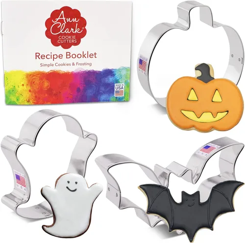 Vista 11 de Juego de 5 cortadores de galletas de Halloween de Ann Clark
