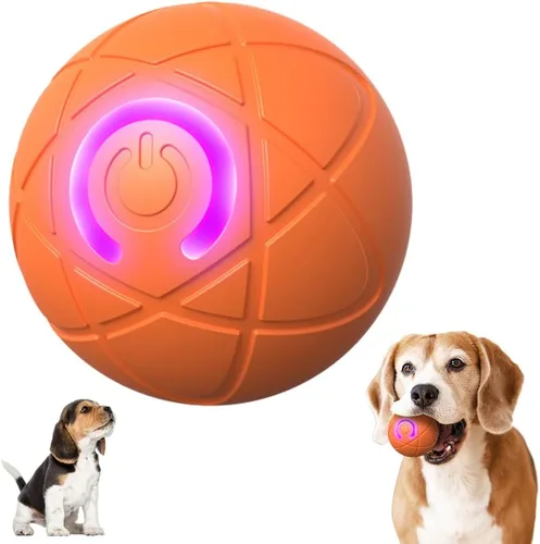 Vista 8 de Juguetes interactivos para perros pequeños, bolas para perros pequeños, bolas rodantes automáticas para cachorros, perros pequeños y medianos