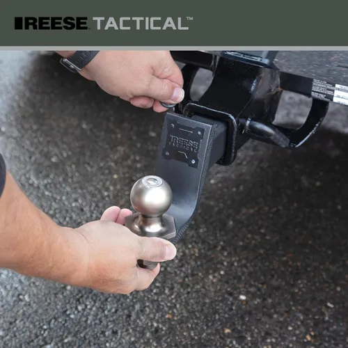 Vista 9 de Reese Interlock® Tactical™ Kit de inicio de montaje de bola de enganche de remolque, se adapta al receptor cuadrado de 2 pulgadas, caída de 2