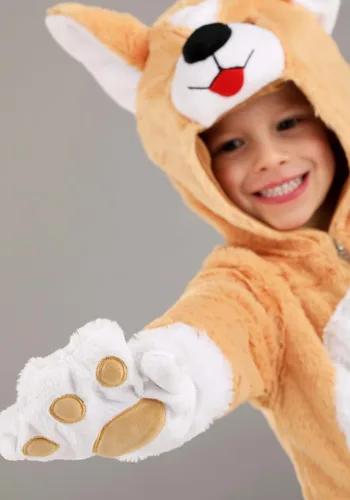 Vista 6 de Disfraz de Peluche de Corgi para Niños Pequeños Multicolor
