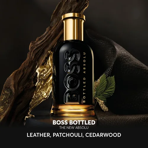Vista 2 de Hugo Boss Bottled Absolu Parfum Intense – Colonia masculina amaderada – Con notas de acorde de cuero, pachulí y esencia de cedro – Fragancia