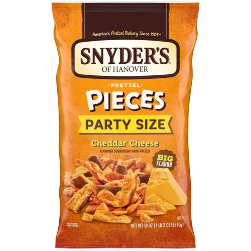 Vista 8 de Snyder's of Hanover Piezas de pretzel con sabor a queso cheddar, 11.25 onzas