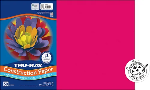Vista 16 de Tru-Ray® Papel de construcción, 12.0 in x 18.0 in, 50% reciclado, azul atómico, paquete de 50