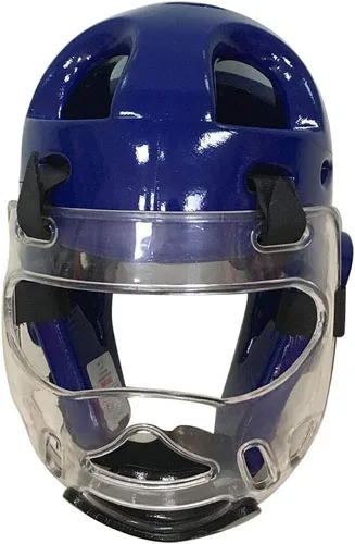 Vista 8 de Protector de cabeza para adultos y niños, para boxeo profesional, casco Muay Shock Muay, equipo protector de cabeza para Muay Thai, Grappling