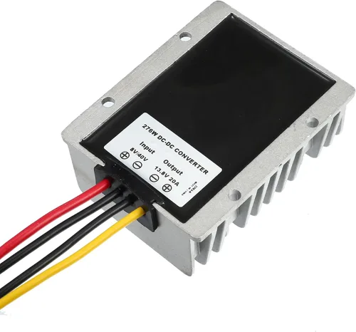 Vista 6 de X AUTOHAUX 8V/40V a 13.8V 20A Reductor Automático Buck Boost Step Down Up Regulador Modulador Transformador Universal para Carritos de Golf Scooters