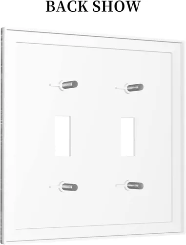 Vista 531 de Placa de Interruptor de Luz Azul de 1 Gang, Placa de Pared Decorativa de Palanca Individual, Cubierta de Placa de Pared de Palanca, Placa Frontal