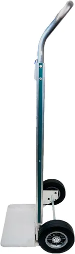 Vista 2 de American Lifting Camión de mano de aluminio – Capacidad de 800 libras con mango de bucle horizontal con neumáticos de goma sólida de 8 pulgadas