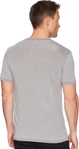 Vista 3 de Lucky Brand Camiseta Venice Burnout con cuello en V para hombre Gris escarcha