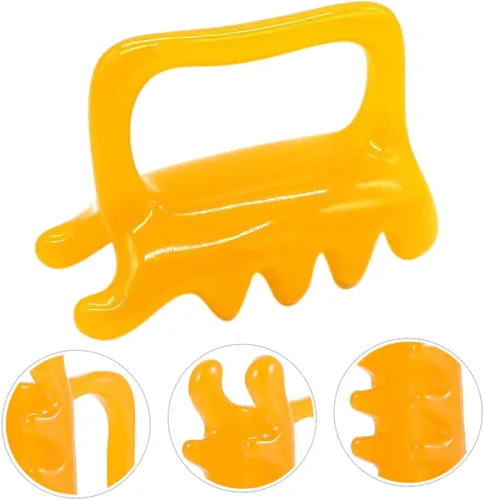 Vista 8 de Conjunto de masajeador de cuello y espalda, herramientas de cera de abeja de resina para masaje de tejido profundo