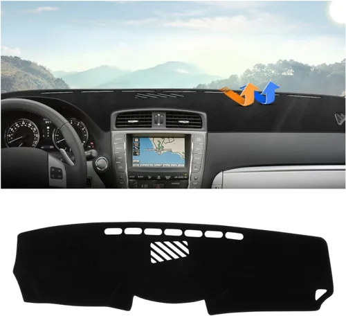 Vista 26 de Autorder Alfombrilla de Salpicadero para Rivian R1T 2022-2025 2026 Accesorios Cubierta de Salpicadero Manta de Salpicadero Franela Protección contra