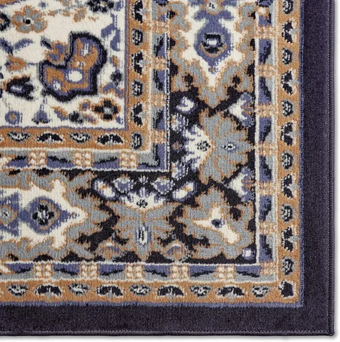 Vista 6 de Home Dynamix Premium Sakarya Alfombra de Área Tradicional con Medallón, Azul Marino/Marrón, 5'2"x7'4