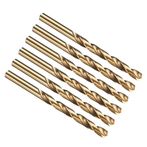 Vista 55 de PATIKIL Broca Jobber de 0.039 in, vástago recto M35 cobalto 5% acero de alta velocidad 135° acabado dorado para metal duro de acero inoxidable - 2