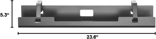 Vista 7 de POUT Organizador universal ancho para organizar cables debajo del escritorio, 23.6 x 5.3 pulgadas, para organización de cables/cables, estante
