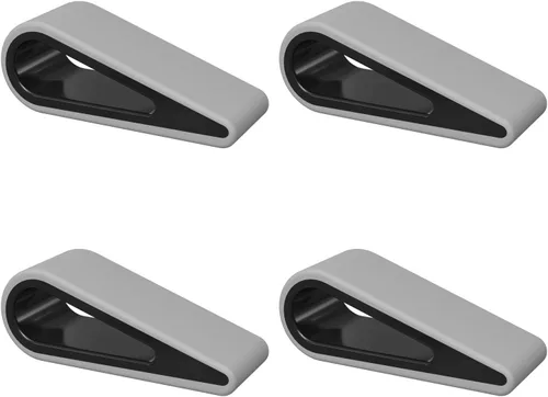 Vista 8 de MoKo Soporte universal para teclado de computadora portátil/computadora, [4] antideslizante de silicona inclinable con cuña elevadora estable, Negro