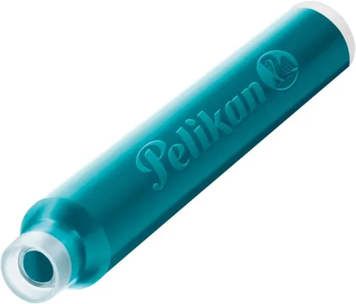 Vista 2 de Pelikan Cartucho de Pluma Estilográfica 4001 Azul Turquesa Tp/6