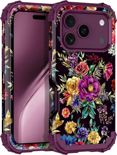 Vista 63 de Rancase Funda para iPhone 11, tres capas de alta resistencia a prueba de golpes, protección de plástico duro + funda protectora de goma de silicona