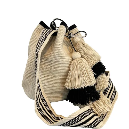 Vista 2 de Handbag - Wayuu Bag - Natural (Small)
