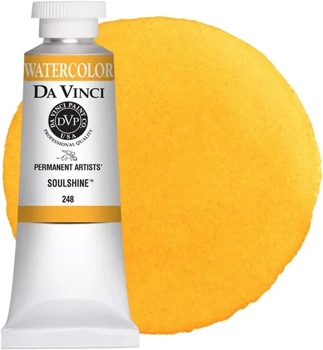 Vista 115 de DA VINCI PAINTS Pintura Acuarela Profesional para Artistas, Azul Cobalto, 15mL