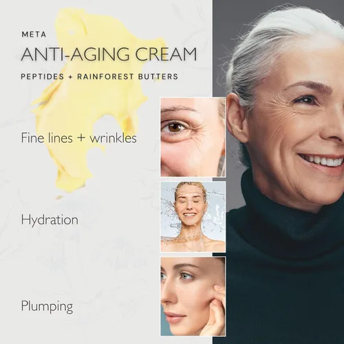 Vista 6 de Just Us Skincare, crema facial avanzada de día y noche para pieles maduras, hidrata profundamente, reafirma y suaviza los signos visibles