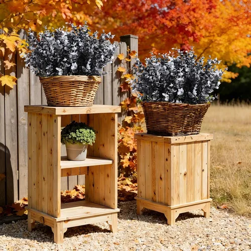 Vista 7 de RECUTMS - Flores artificiales, 12 plantas sintéticas para exteriores, resisten rayos ultravioleta, arbustos para interiores y exteriores, maceta