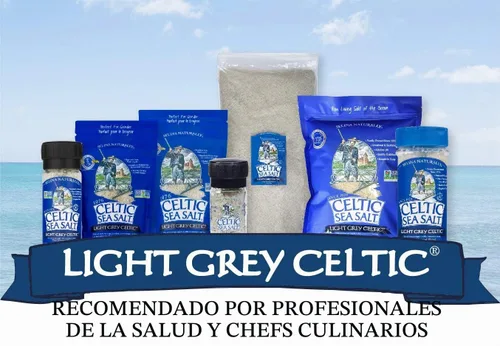 Vista 4 de Celtic Sea Salt - Sal marina con molinillo celta, color gris claro
