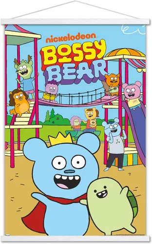Vista 8 de Trends International Bossy Bear - Póster de pared con marco magnético