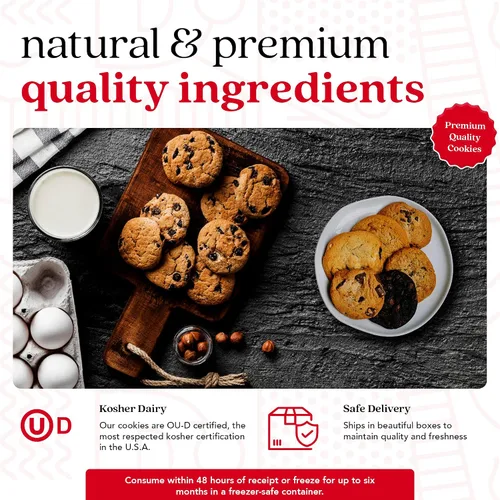 Vista 9 de David's Cookies 2lbs Assorted Flavors Fresh Baked Cookies - Handmade and Gourmet Cookies - Delectable and Made with Premium Ingredients - Cookie