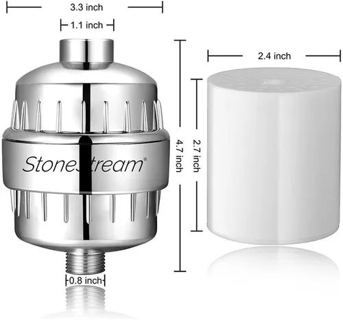 Vista 5 de StoneStream EcoPower sistema original de cabezal de regadera