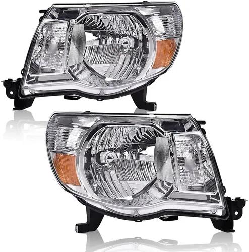 Vista 22 de GRAND ORANGE Headlights Compatible with Ford F150 Bronco 1992-1996 Chrome