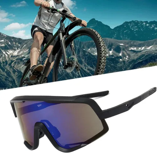 Vista 9 de Gafas de equitación polarizadas para ciclismo y deportes al aire libre, color amarillo