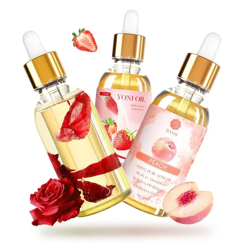 Vista 10 de 3 piezas de aceite natural Yoni para mujeres - Aceite femenino hidratante vaginal - Reduce el olor, restaura el equilibrio del pH, ayuda